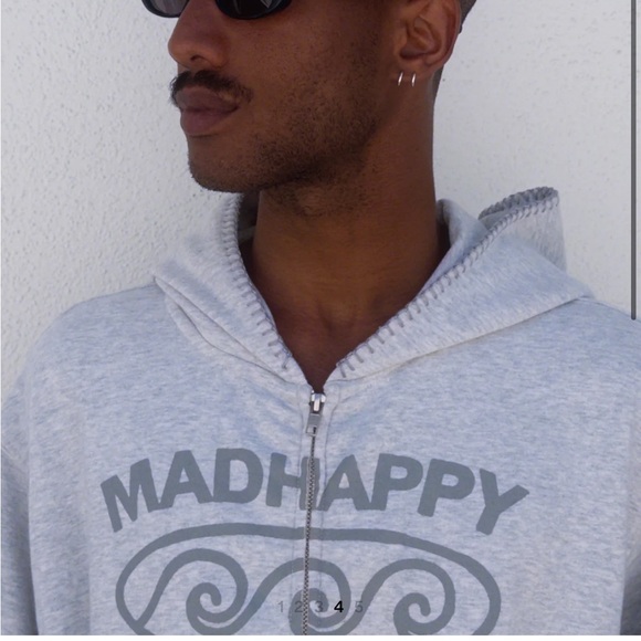 Madhappy Black Sunglasses with Purple Lenses - Picture 4 of 6